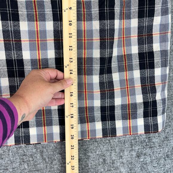 JG Hook Skirt Womens 8P Petite Wool Plaid Business Straight Pencil Short - Picture 5 of 7